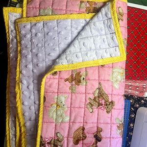 Girls Baby quilt.
